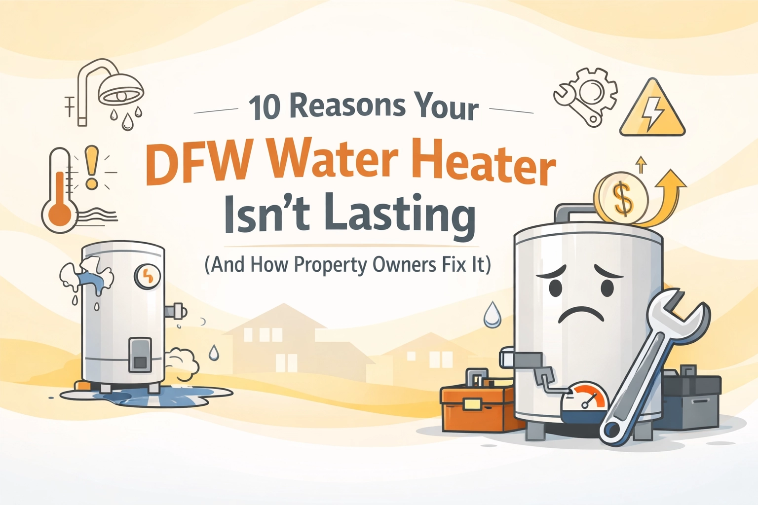 10 Reasons Your DFW Water Heater Isn't Lasting (And How Property Owners Fix It)