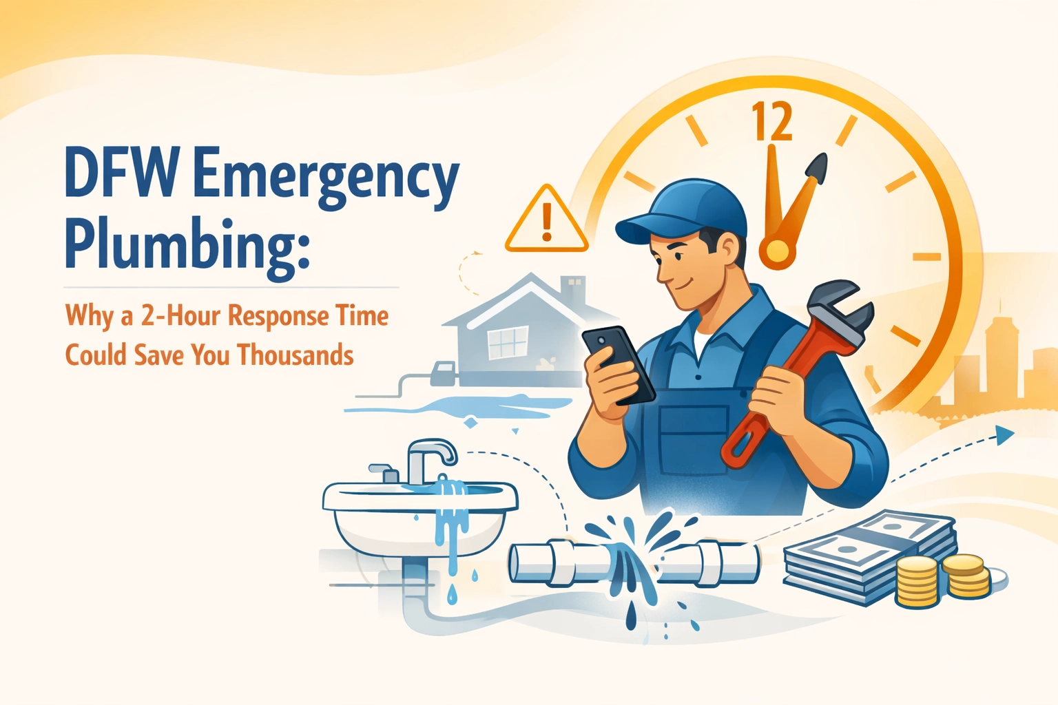 DFW Emergency Plumbing: Why a 2-Hour Response Time Could Save You Thousands