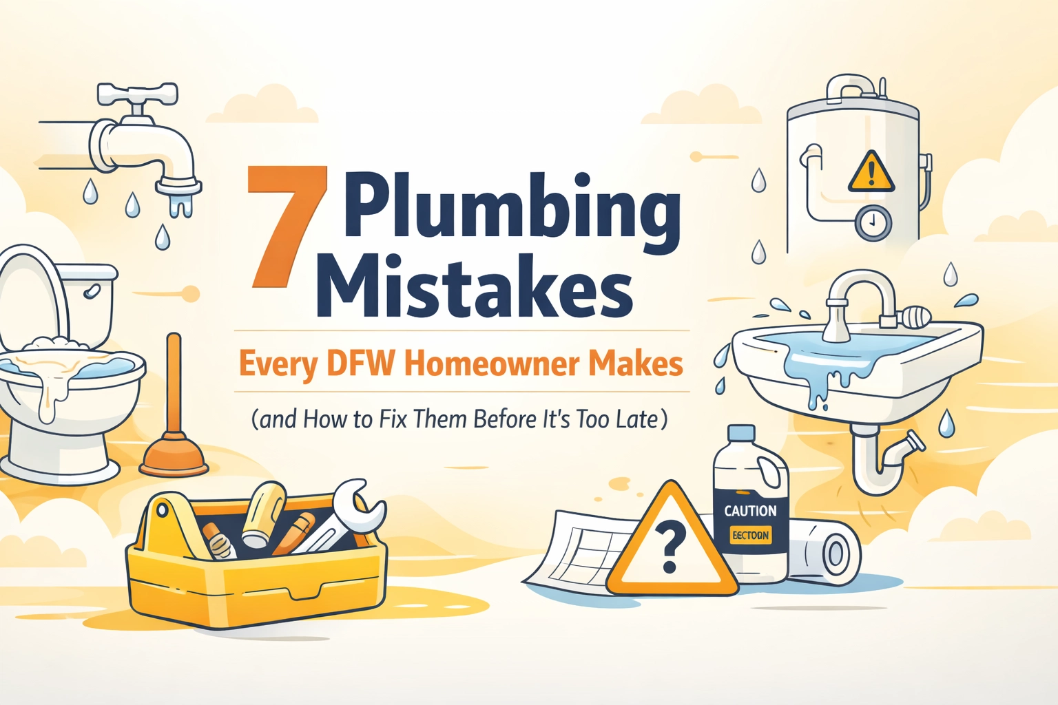 7 Plumbing Mistakes Every DFW Homeowner Makes (and How to Fix Them Before It's Too Late)