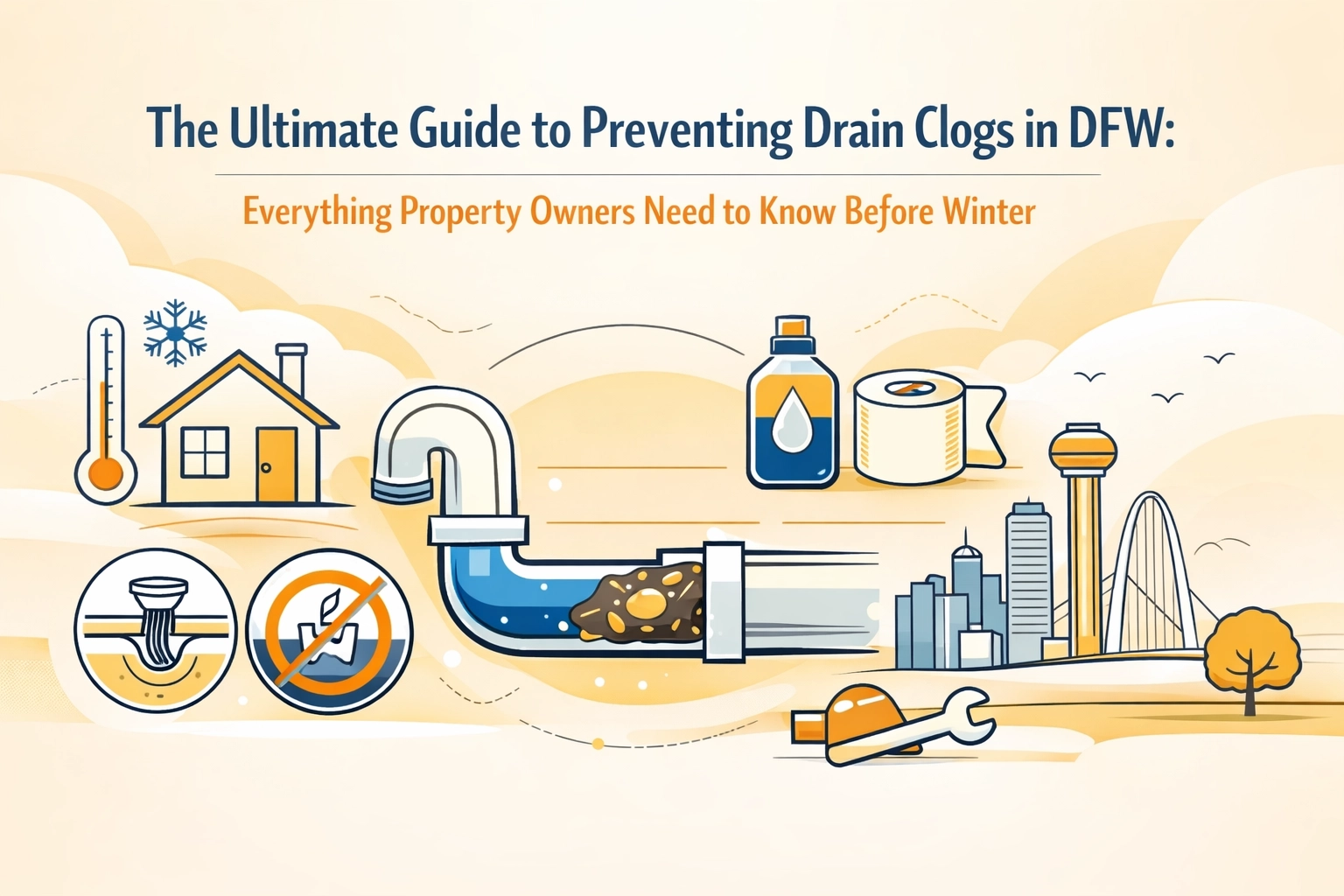 The Ultimate Guide to Preventing Drain Clogs in DFW: Everything Property Owners Need to Know Before Winter