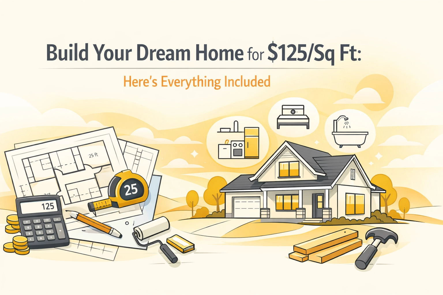 Build Your Dream Home for $125/Sq Ft: Here’s Everything Included