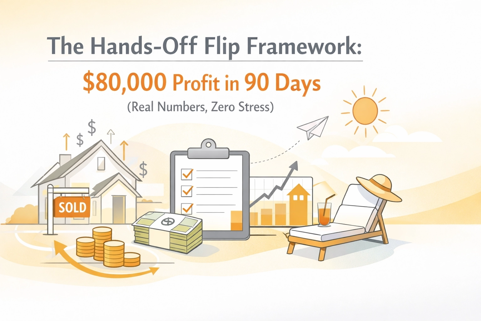 The Hands-Off Flip Framework: $80,000 Profit in 90 Days (Real Numbers, Zero Stress)
