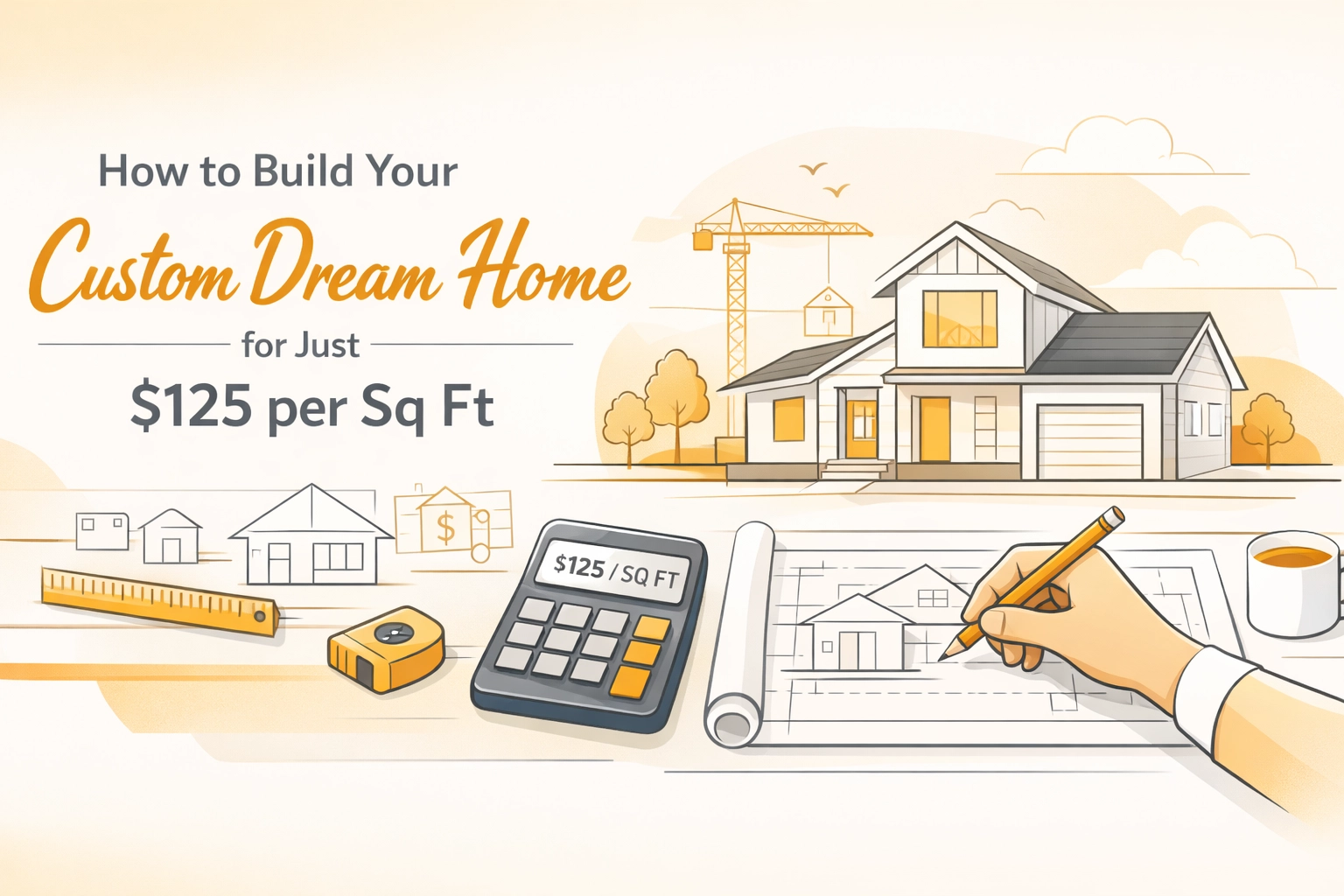 How to Build Your Custom Dream Home for Just $125 per Sq Ft