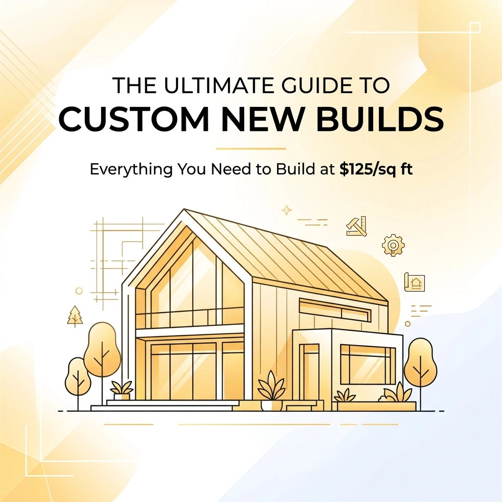 The Ultimate Guide to Custom New Builds: Everything You Need to Build at $125/sq ft