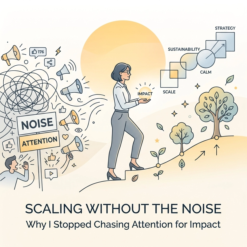 Scaling Without the Noise: Why I Stopped Chasing Attention for Impact