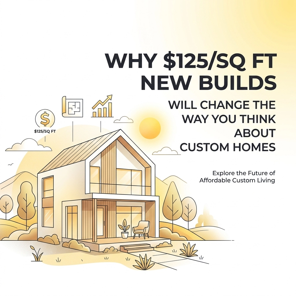 Why $125/sq ft New Builds Will Change the Way You Think About Custom Homes